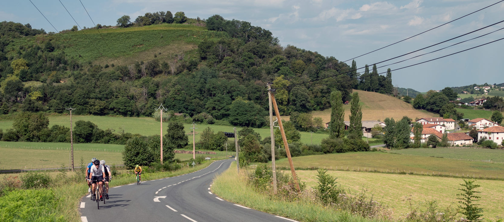 cycling the French Pyrenees Basque foothills