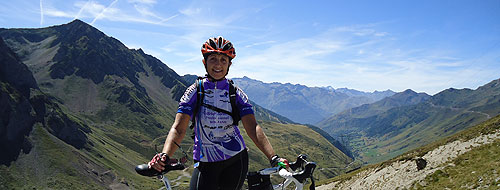 Cycle and bike across the pyrenees mountains France From Inside