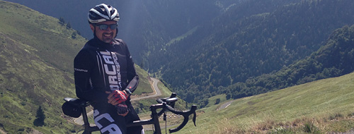 Pat Ride Across the Pyrenees bike Adventure 2013