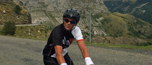 Jim Ride Across the Pyrenees cycling challenge 2019.